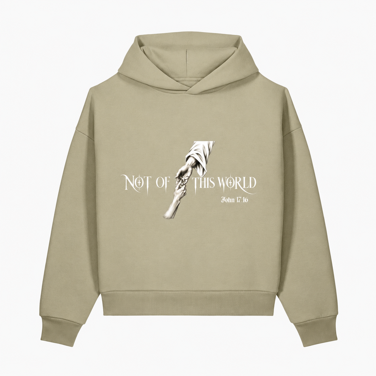 NOT OF THIS WORLD Unisex sculpted heavyweight hoodie